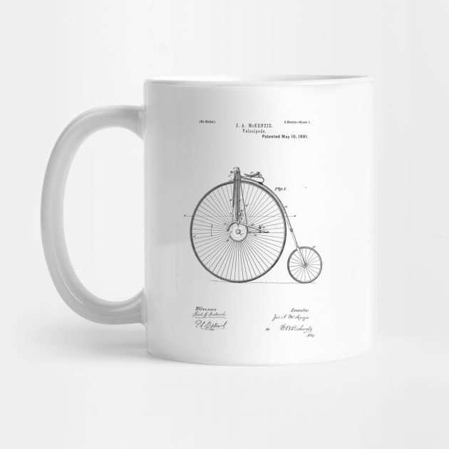 Bicycle patent drawing by skstring